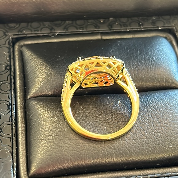 LaFonn Rare Horizontal Oval Lemon Quartz Ring-sz 7 Boutique - Picture 7 of 11